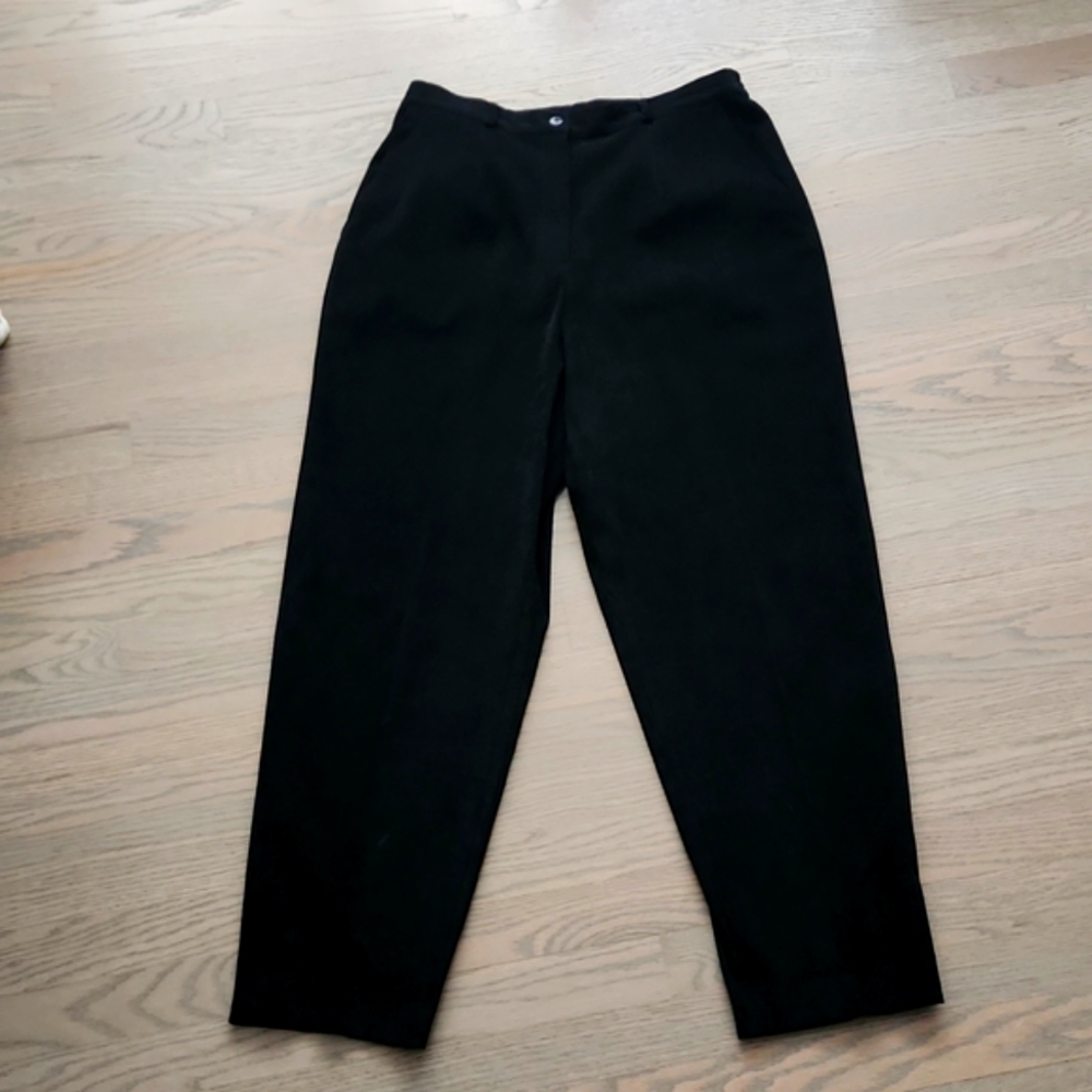 Vintage Norton McNaughton Size 14 Faux Suede Slacks